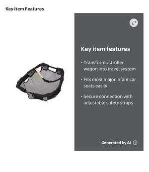 Baby Trend Stroller Wagon Infant Car Seat Adapter